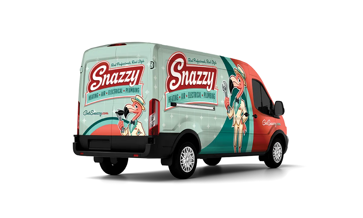 A Snazzy service van